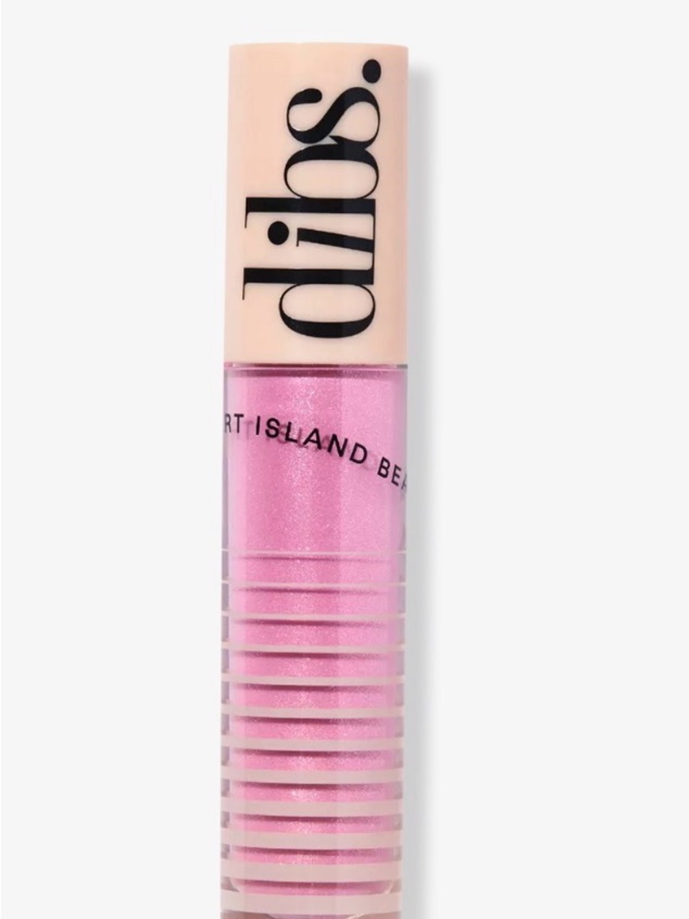 Pink Shimmer Lip Gloss - rock candy
